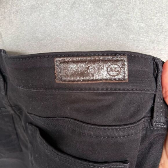 Adriano Goldschmied Women's The Stevie Ankle Slim Straight Jeans Size 29 Black - Picture 7 of 7